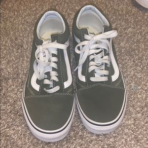 Army green vans